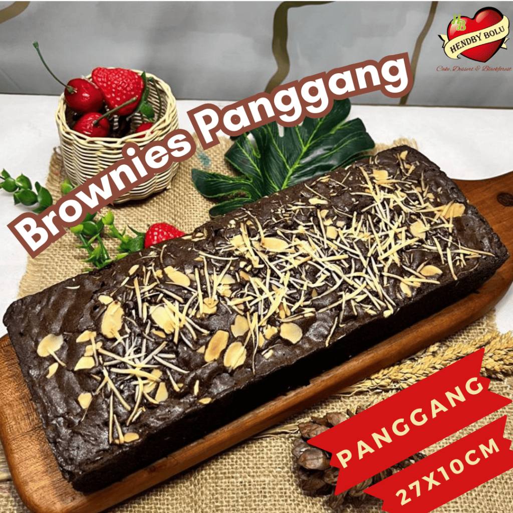 

Brownies Panggang / Brownis Coklat / Cake Bronis / Brownies Keju
