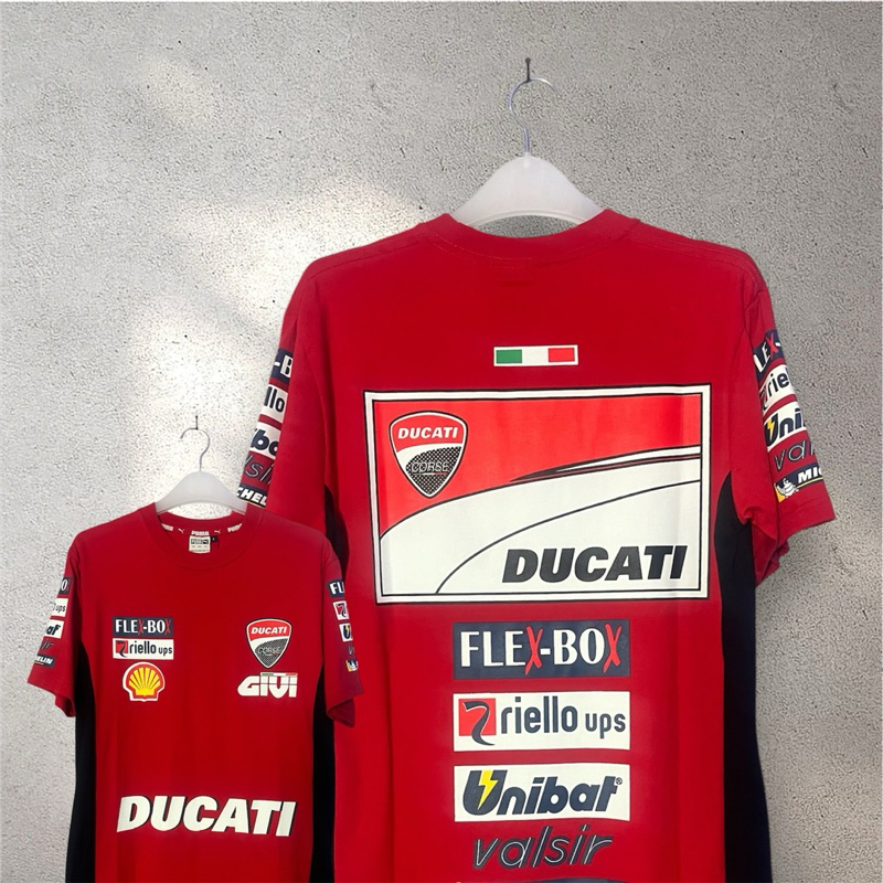 kaos tshirt distro pumpum dukati racing full tag and label 1:1
