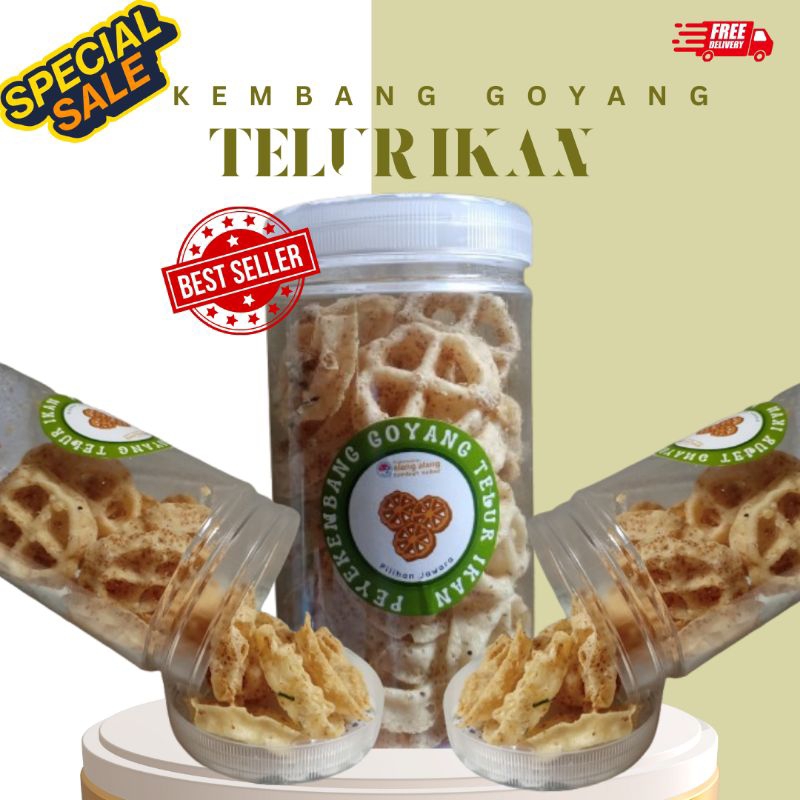 

Kembang Goyang Telur Ikan//1.000 ml