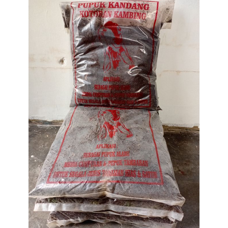 Pupuk kandang kambing halus