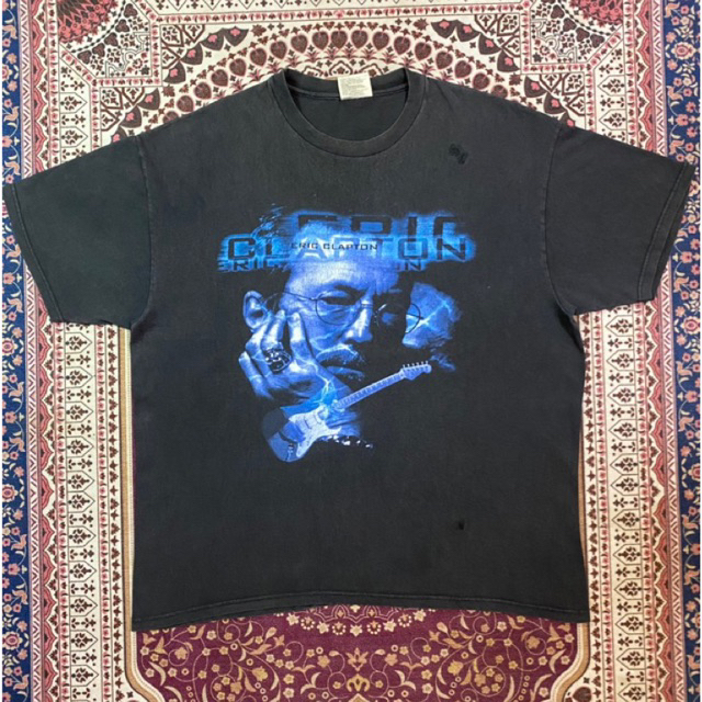 Kaos band/ penyanyi Eric Clapton World Tour 1998