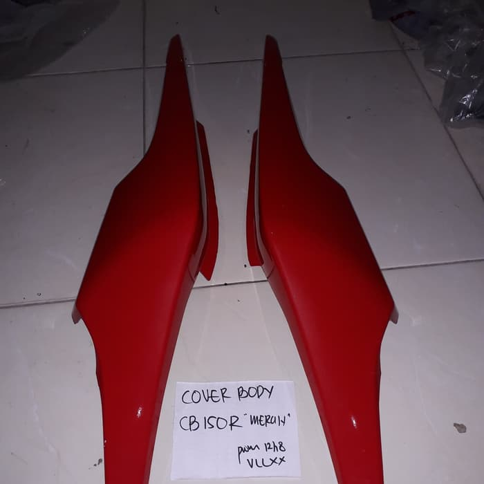 [OJOL] WIN - Cover Body CB150R Lama Merah/CB 150 R Old (Samping Besar)