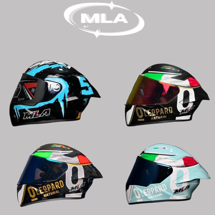 HELM MLA TTC CRYPTON ORIGINAL MOTIF LEOPARD / HELM MLA / HELM FULL FACE