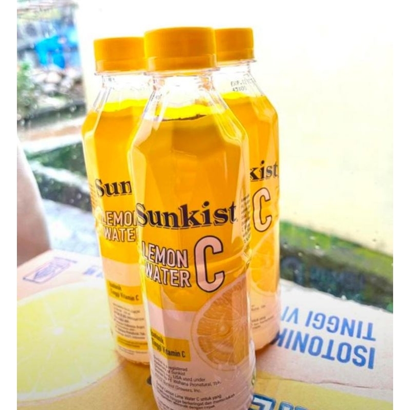 

SUNKIST LEMON WATER C 330ML 1 dus isi 36 botol