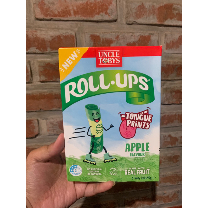 

uncle toby roll ups permen rolls up tongue print aussie