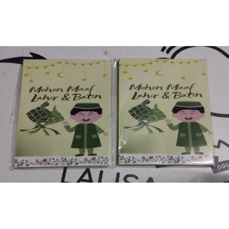 

Amplop Lebaran Medium Mohon Maaf Cowok