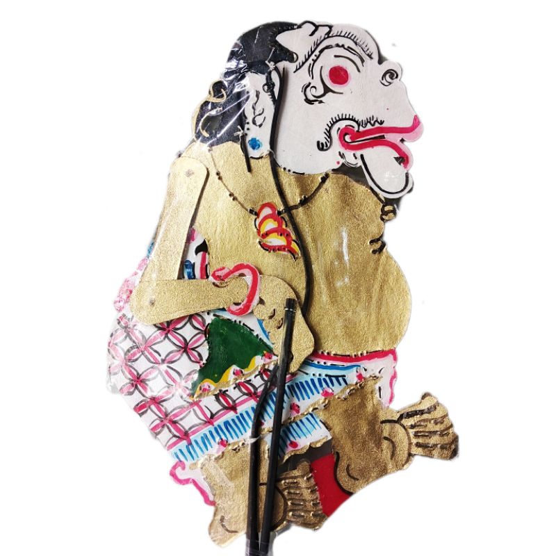 Wayang kulit Bagong - wayang karakter Bagong - wayang Bambangan Jogja - wayang kulit asli - wayang u