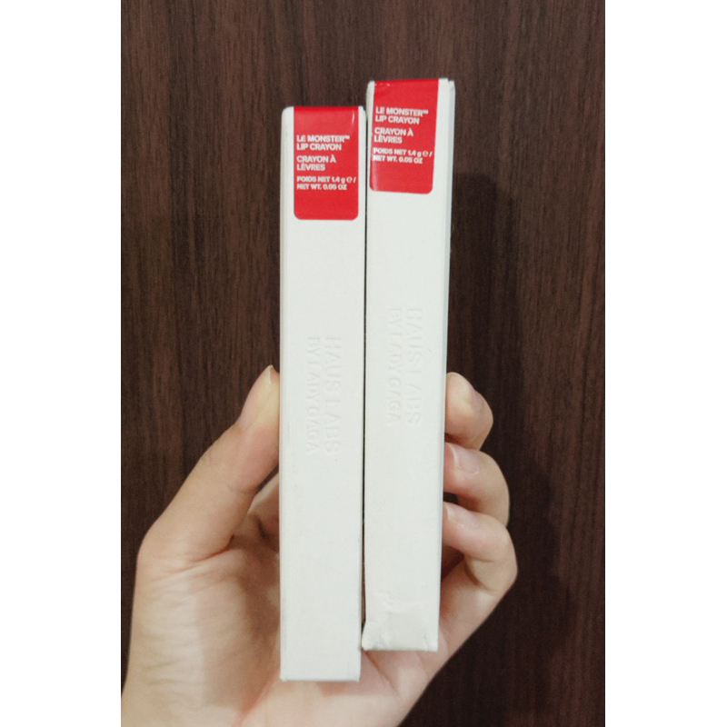 (READY SALE) haus lab lip crayon scarlett matte (cool deep red) - full size