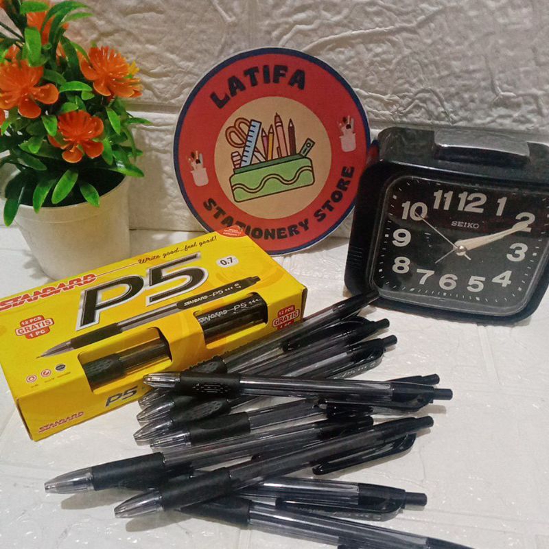 

Pulpen Standard P5 0.7 Hitam