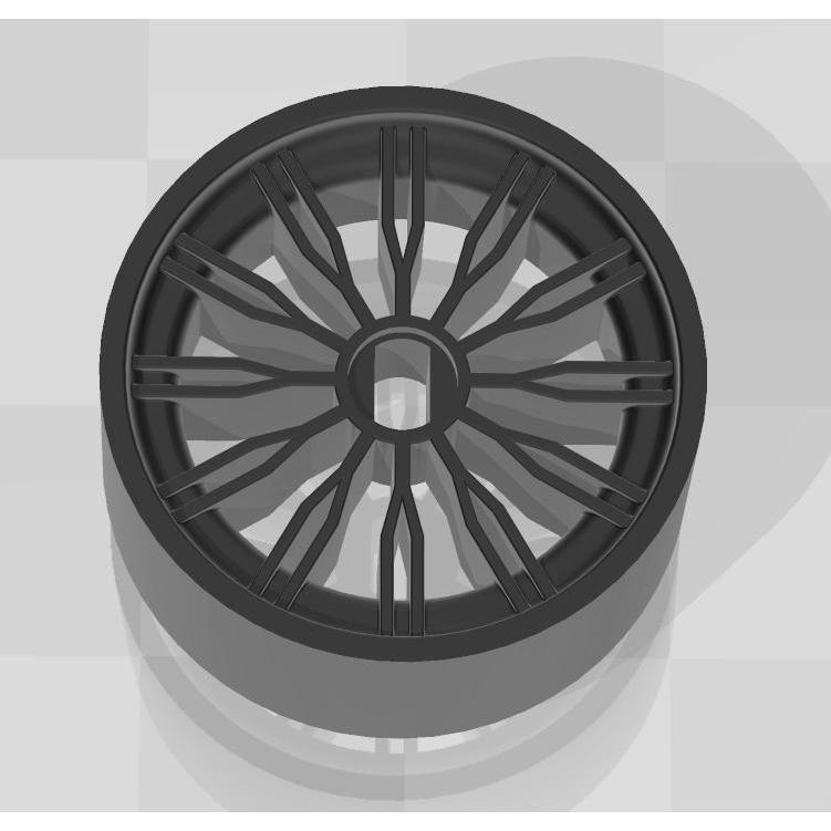 Velg WASP-02 untuk K989 K969 Mini Z Xmods dll bahan RESIN 3D Print, detil. Rims untuk mini rc car dr