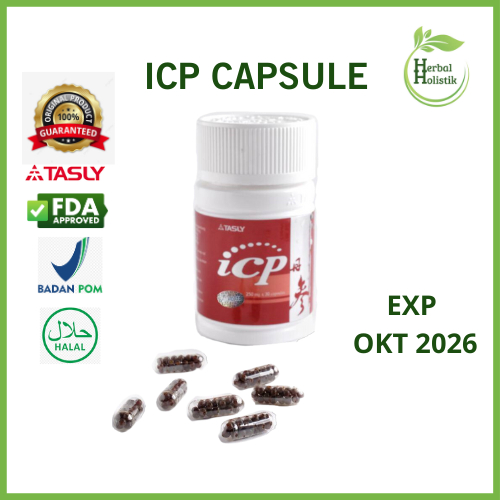 ICP CAPSULE - OBAT HERBAL JANTUNG STROKE HIPERTENSI 100% ORIGINAL ISI 30 KAPSUL - TASLY DANSHEN PLUS