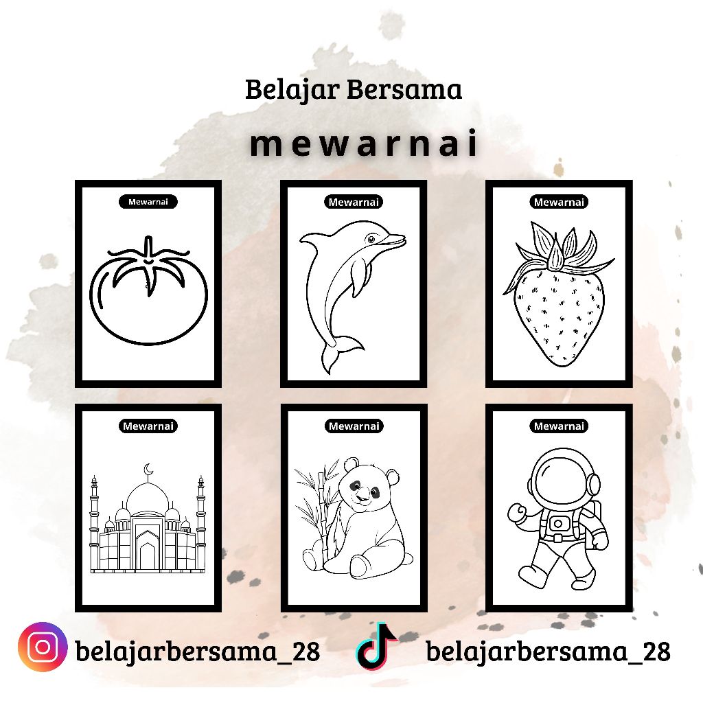 

TERMURAH !!! 50 Lembar Mewarnai Anak-Anak berbagai macam tema