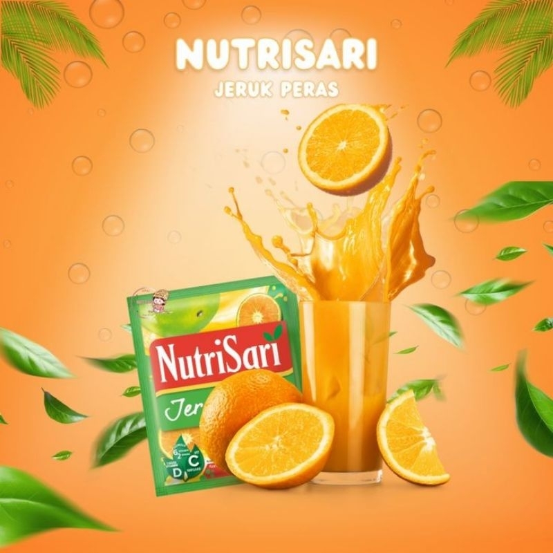

Nutrisari Jeruk Peras ( 1 Renceng isi 10 Sachet )