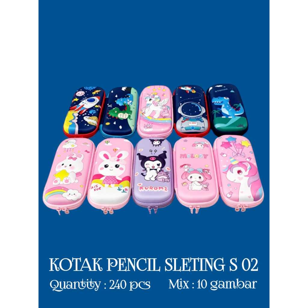 

Kotak Pensil Fancy 3D Kuromi Melody Lucu S-02 / Tempat Pensil / Pencil Case 3D Kuromi Melody Lucu