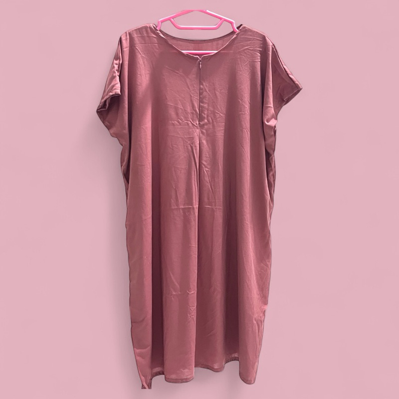 Daster Rayon premium polos lengan pendek