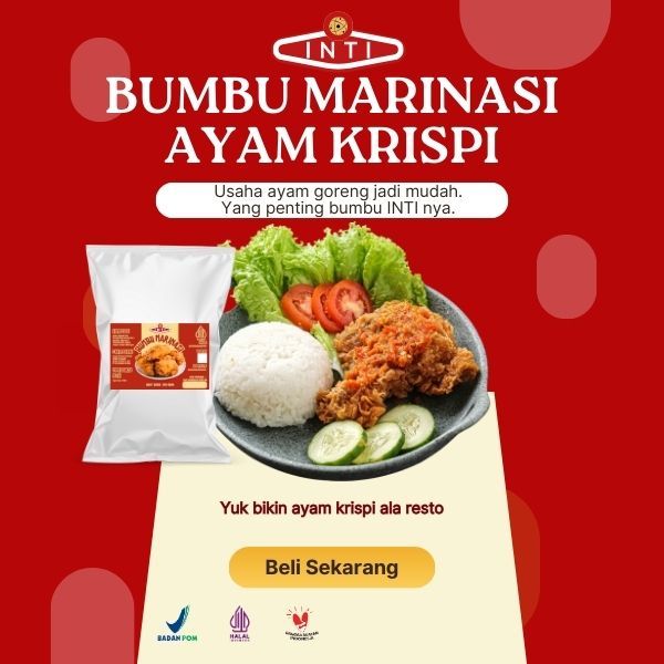 

Tepung Bumbu Marinasi INTI Ayam Krispi ala Kentaki