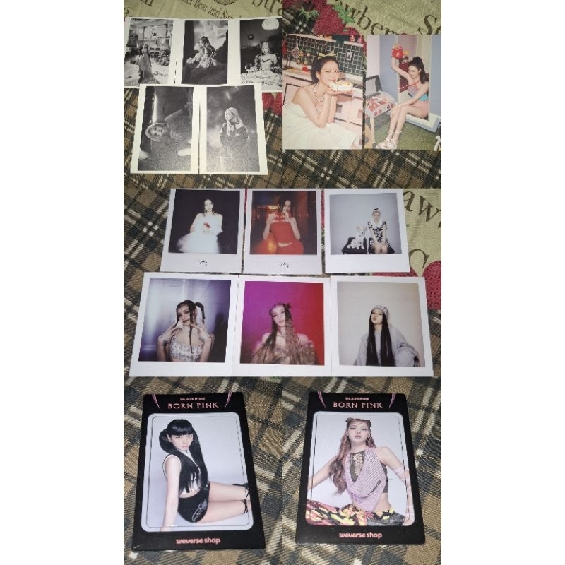 [BACA DESKRIPSI] Postcard Photocard Official Blackpink BornPink Black Pink The Game The Girl Digipac
