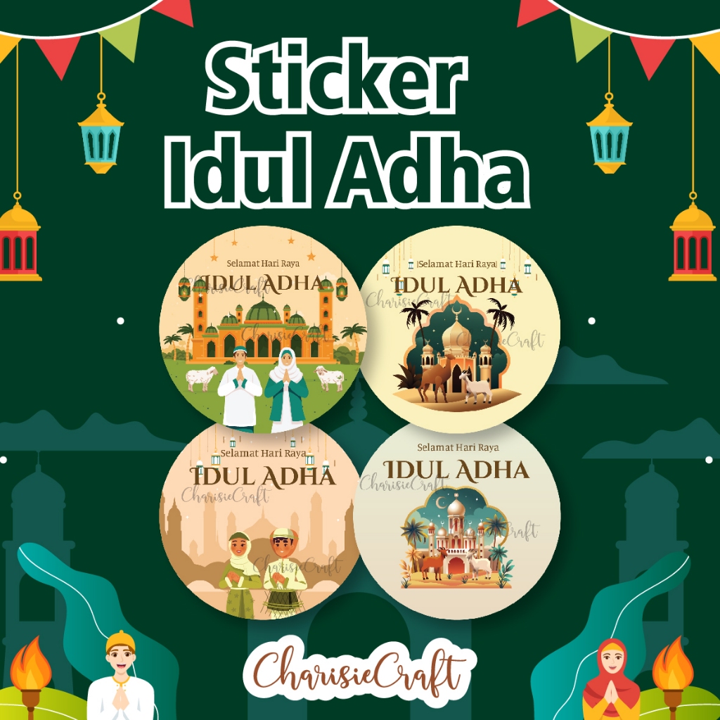 

Sticker Idul Adha/stiker Gift Card Idul Adha/Stiker idul adha/eid al adha qurban selamat hari raya idul adha/Sticker Hampers Idul Adha Parcel Hampers Idul Adha