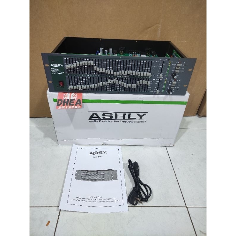 Equalizer Ashly GQX3102 Ashly GQX 3102 2 x 31 Channel Dual Channel Equalizer Ashly GQX-3102 Graphic 