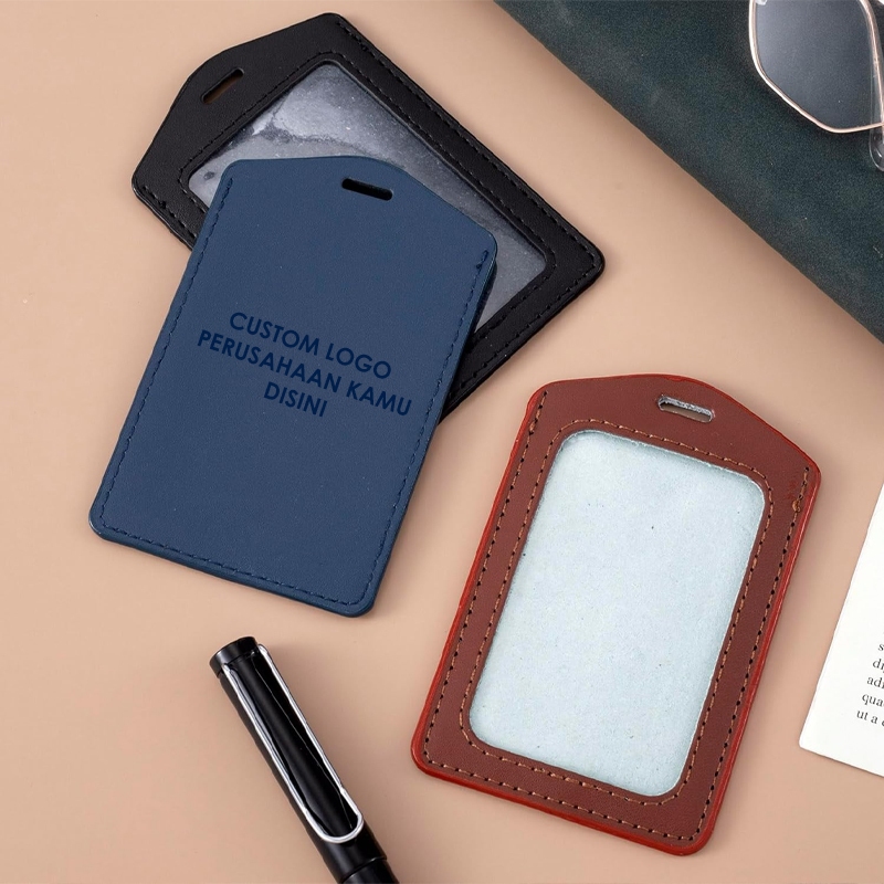 

Pelindung ID Card Holder Kulit Kartu Anggota Bahan Leather Premium Import Universal Semua Ukuran