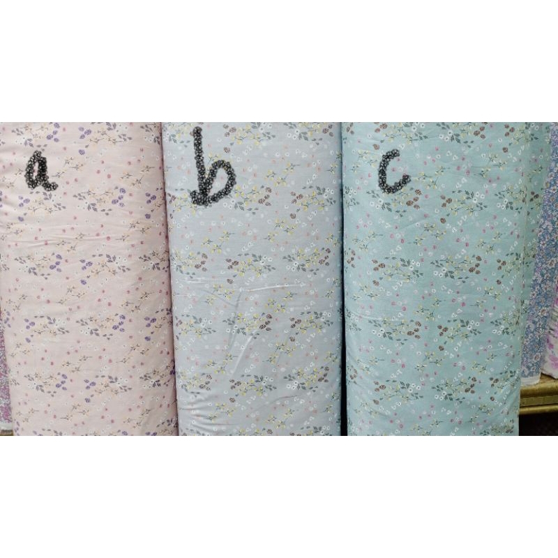 Katun jepang Motif bunga kecil