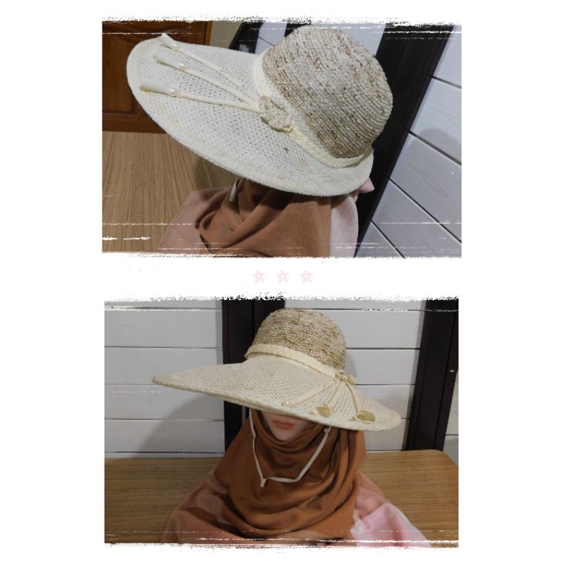 topi pantai [preloved]