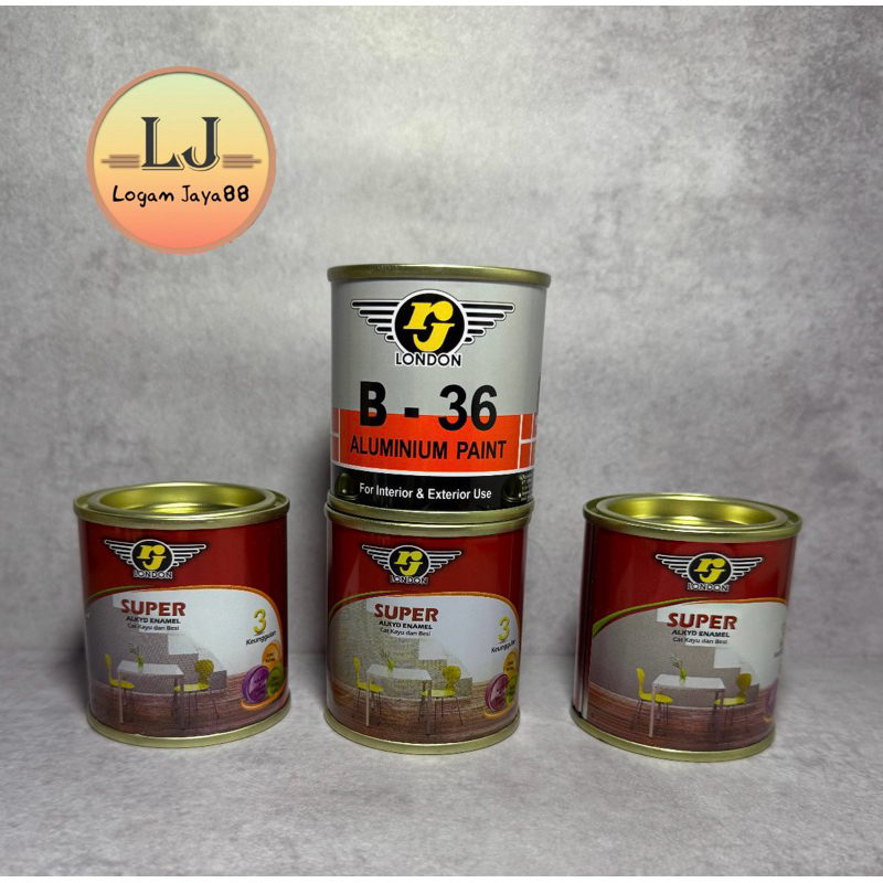 

Cat minyak kayu dan besi RJ London | Cat minyak 100ml RJ London