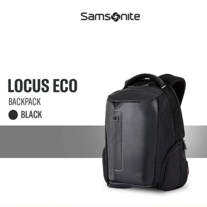 Backpack Pria Samsonite Locus Eco Lp V Super Light - Black
