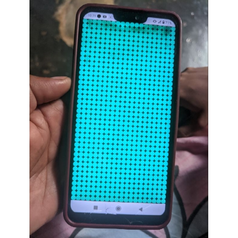 lcd lokal+frame asus zenfone max pro m2. minus retak sentuh normal tidak loncat loncat