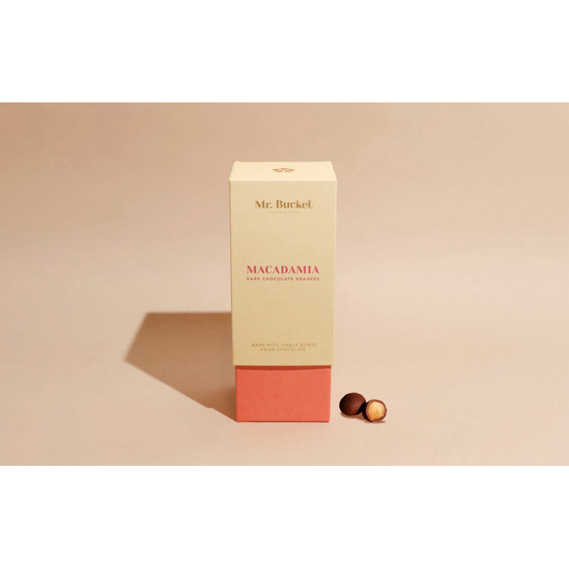 

Mr Bucket Chocolate - Macademia Dark Choco Dragees