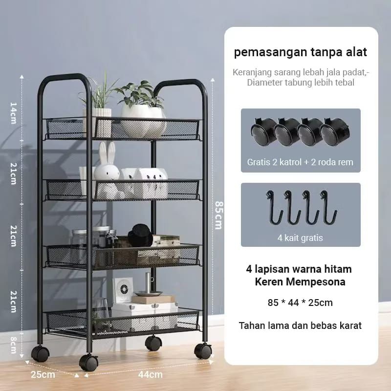 rak troli besi (premium)