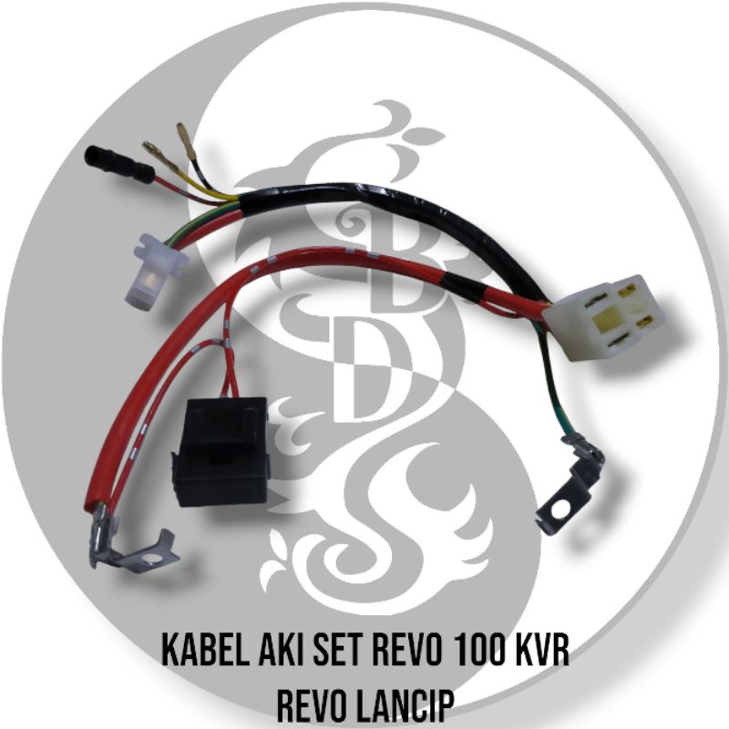 Kabel Accu Aki Set Honda Revo 100 Revo Karbu Revo Lancip