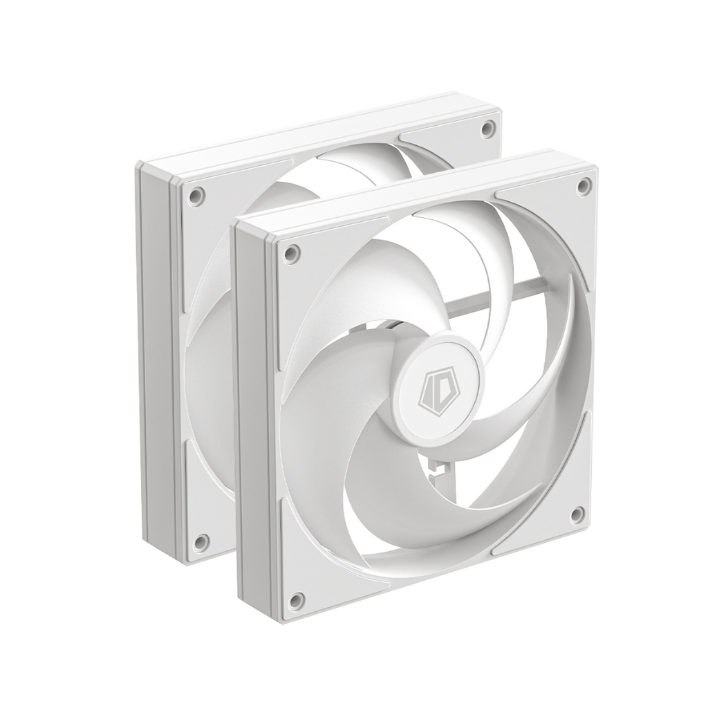 Fan Casing PC Komputer | ID-COOLING IDCOOLING AS140 AS-140-W DUET | Fan DUET Case | 140mm 14cm | 4Pi