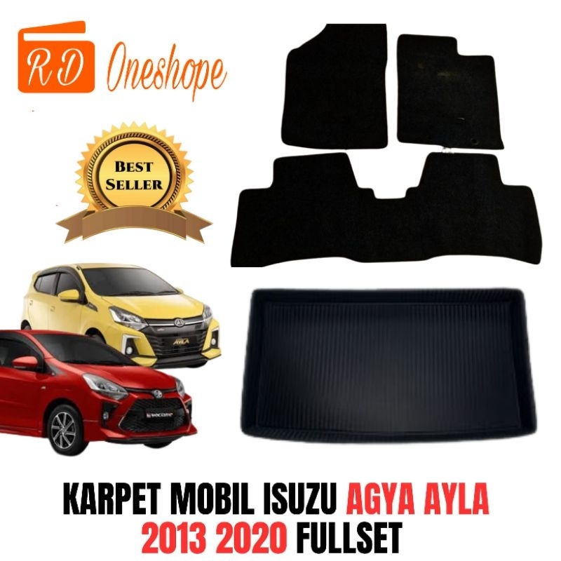Karpet mobil agya Alya 2013 2018 2020 fullset / Karpet full set mobil agya alya / Matras mobil Agya 