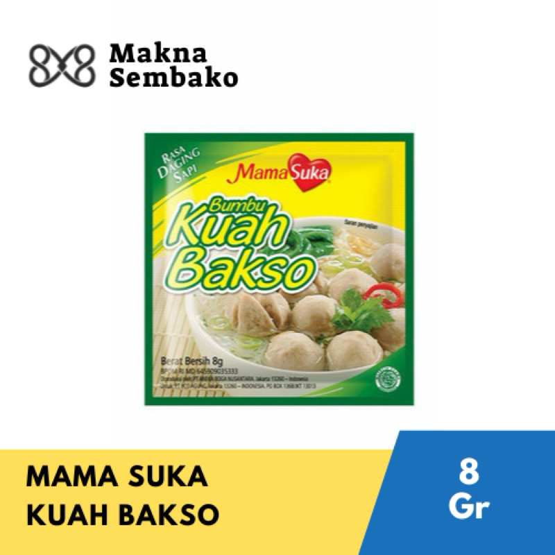 

[PER SACHET] BUMBU KUAH BAKSO MAMA SUKA 8 Gram