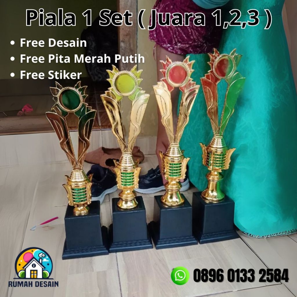 Piala 1 Set Murah Siap Pakai