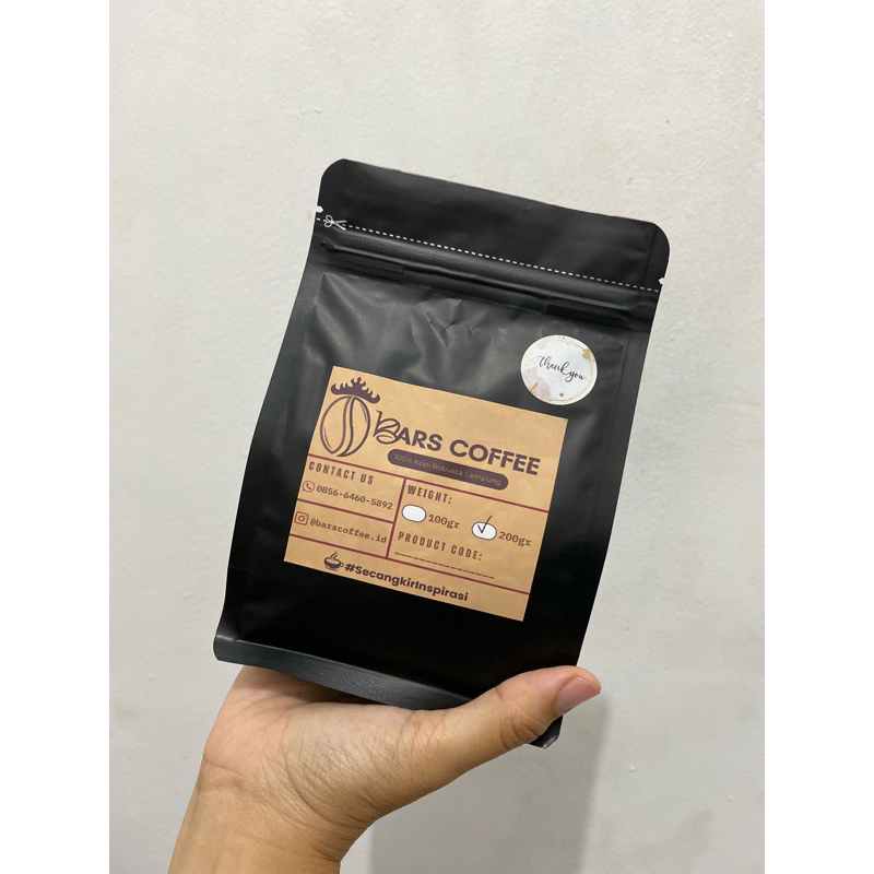 

BARSCOFFEE | 200GRAM KOPI BUBUK ROBUSTA LAMPUNG