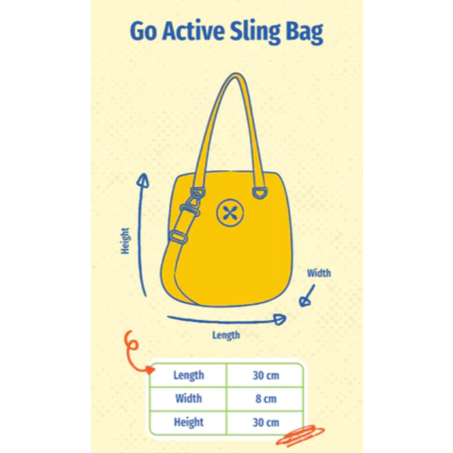 EXSPORT Tas Selempang Exsport Go Active Sling Bag - Hitam