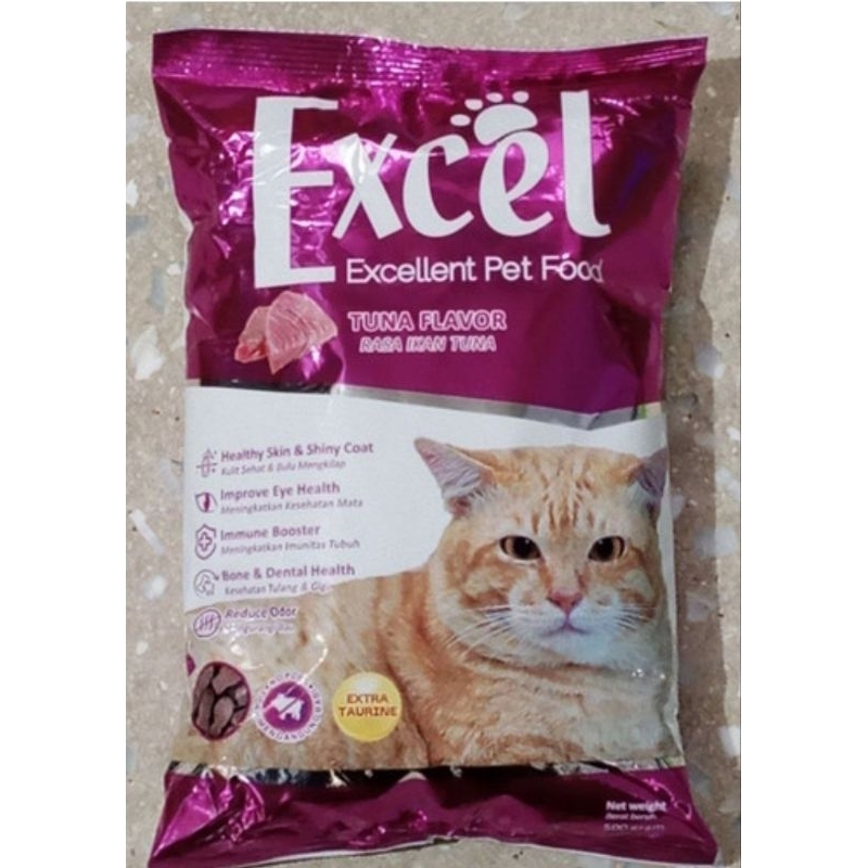 

Excel catfood 500gr makanankucing