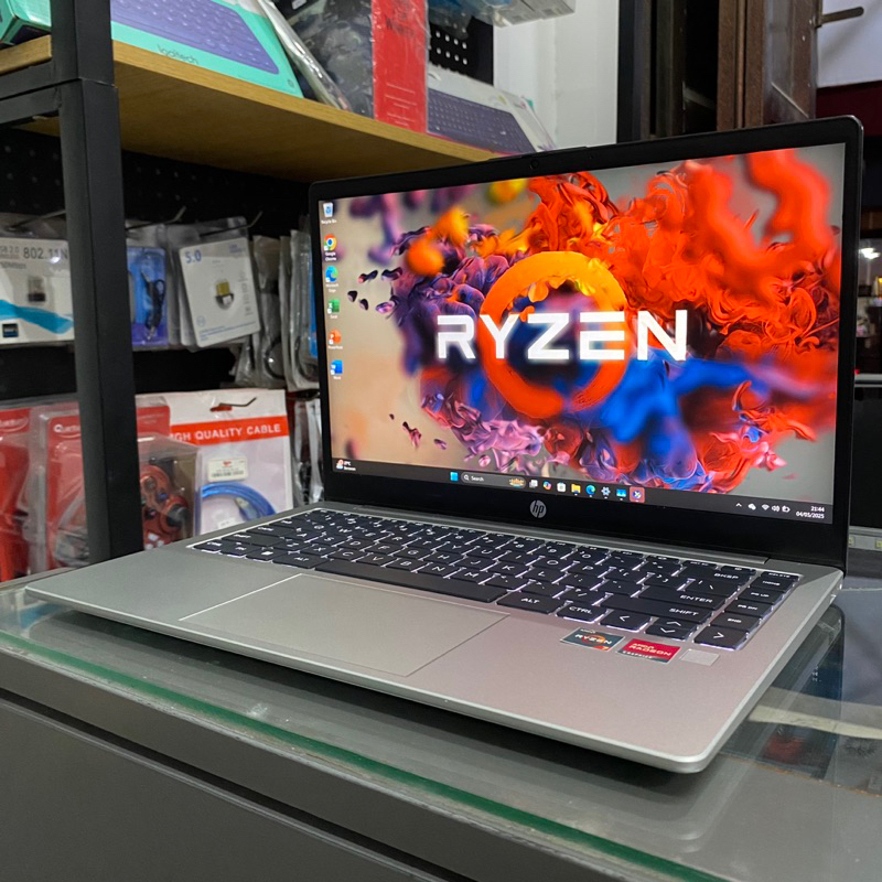 HP 245 G10 AMD Ryzen 7 7730U RAM 16 GB SSD 512 GB Radeon Gfx Laptop Desain Gaming Second Murah Norma