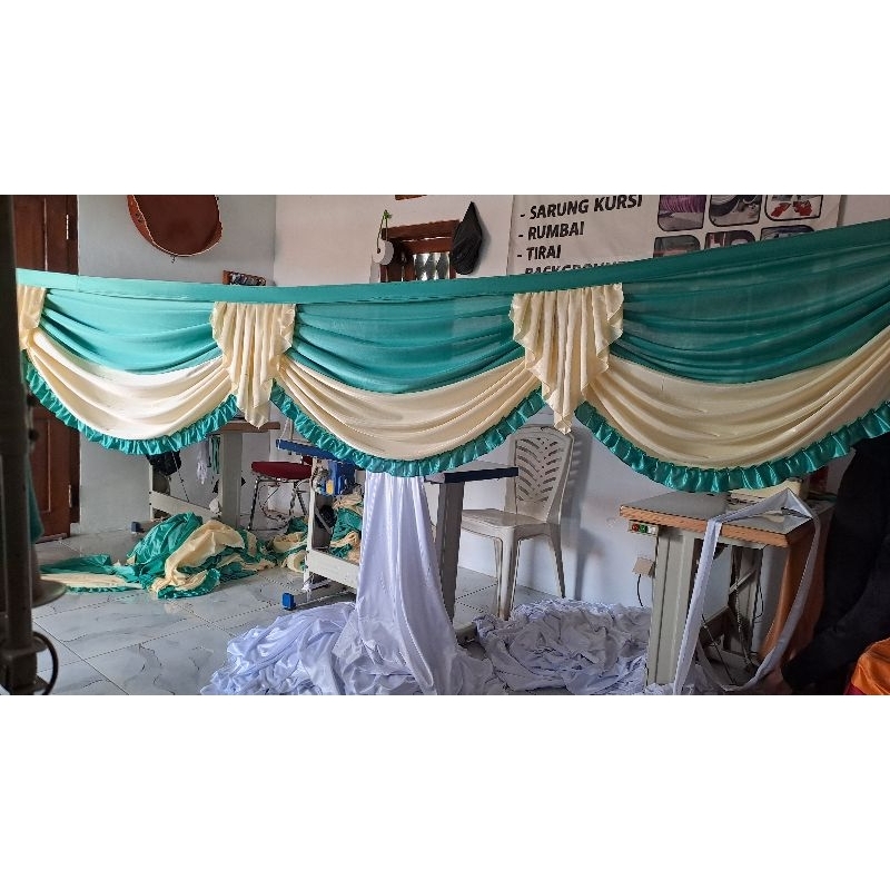 Rumbai tenda, rumbai dekorasi