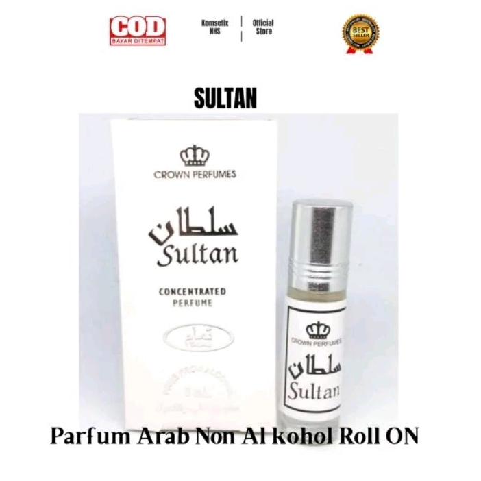 Parfum Arab Sultan Minyak wangi non Alkohol 6ml