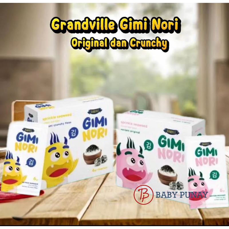 

Grandville Gimi Nori Rumput Laut / Nori Tabur Mpasi Bayi / SACHET