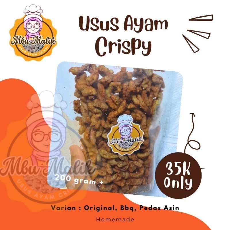 

Usus Ayam Crispy by Mbu Malik 200gram