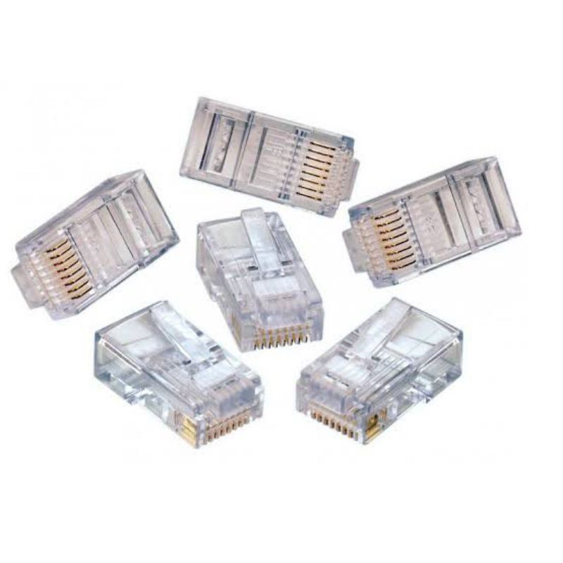 Konektor Rj45 Amp Tyco Electronics Connector rj45 Cat5 1 kotak isi 100