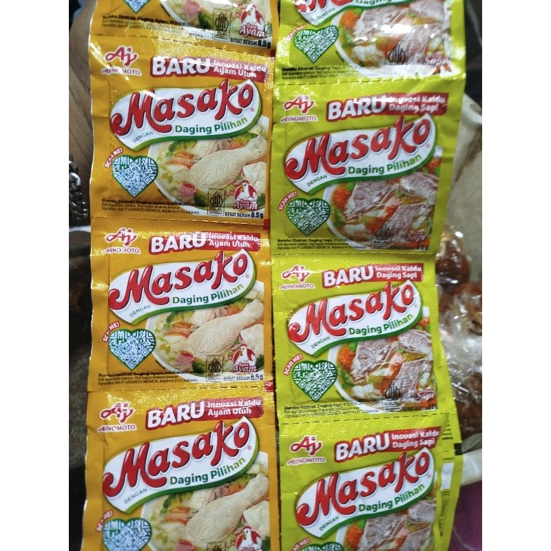 

Masako renteng isi 12 sachet/Bumbu masak/Masako