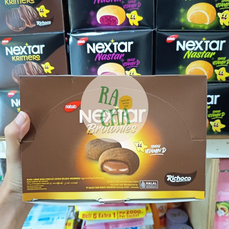 

1 BOX NEXTAR BROWNIES ISI 10 SACHET
