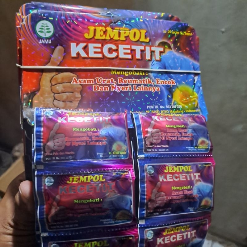 jempol kecetit kapsul asam urat