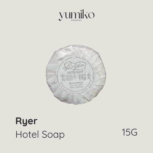 Sabun Hotel Ryer Round 15 gram - Hotel Amenities Soap Eceran / Ryer Bulat 15 gr / Sabun Mandi Hotel/