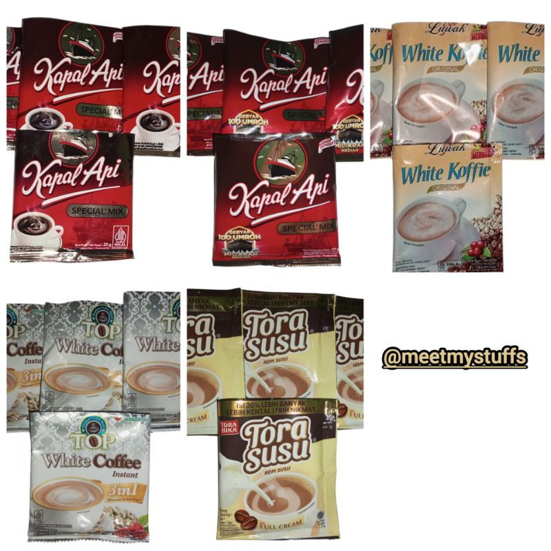 

Bungkus Kopi Sachet Bekas Bersih